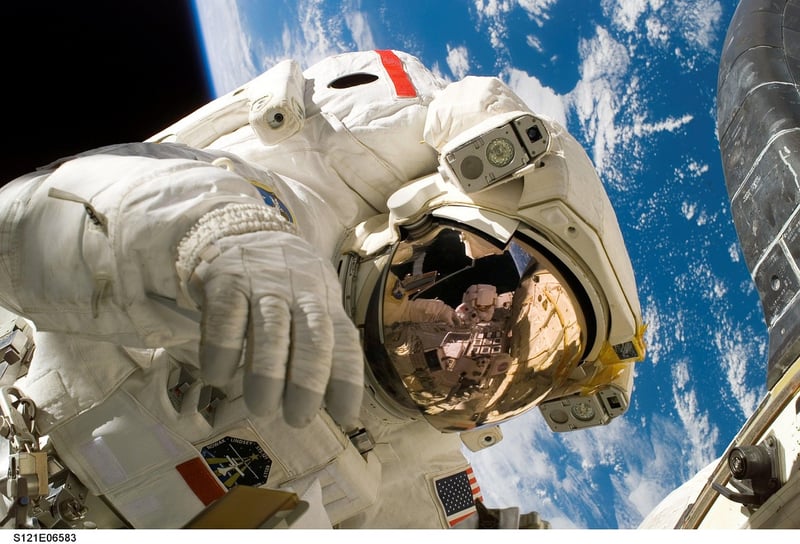 Astronaut on a spacewalk